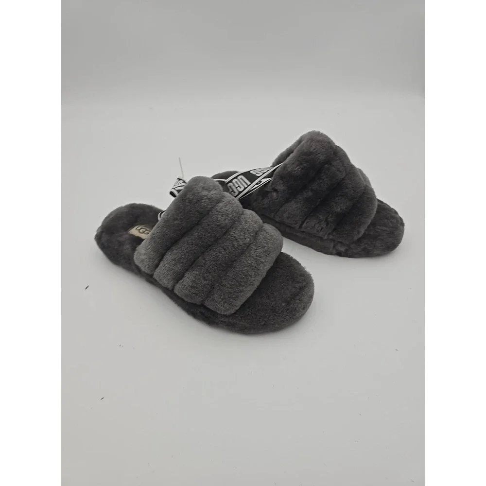 UGG Fluff‎ Yeah Slide Women's US 4 Slipper Extreme Comfort 100% Original Brand